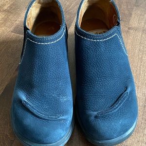 Unisex John Fluevog Blue Suede Angel Sole shoes